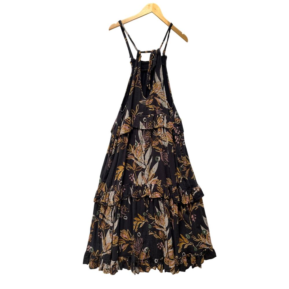 Free People Anita Botanical-Print Maxi Dress Size S - Picture 2 of 11
